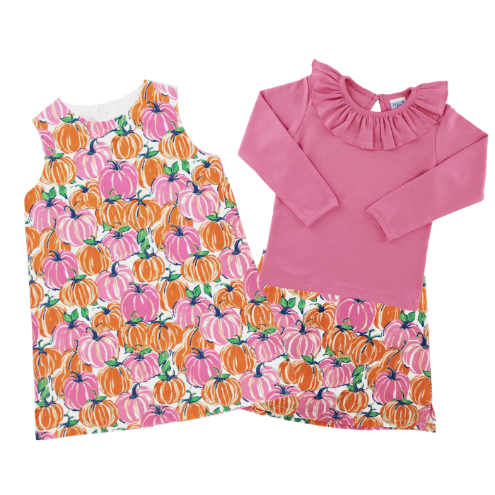 Bailey Boys Bailey Boys Long Sleeve Ruffled Tee -Med Pink - Little Miss Muffin Children & Home