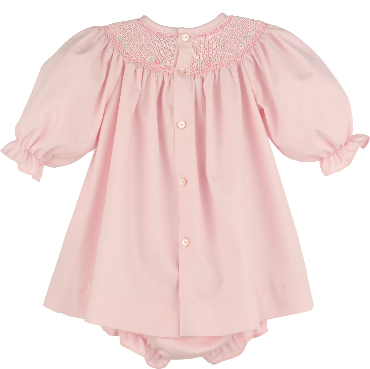 Pink Classic Smock Bishop Set