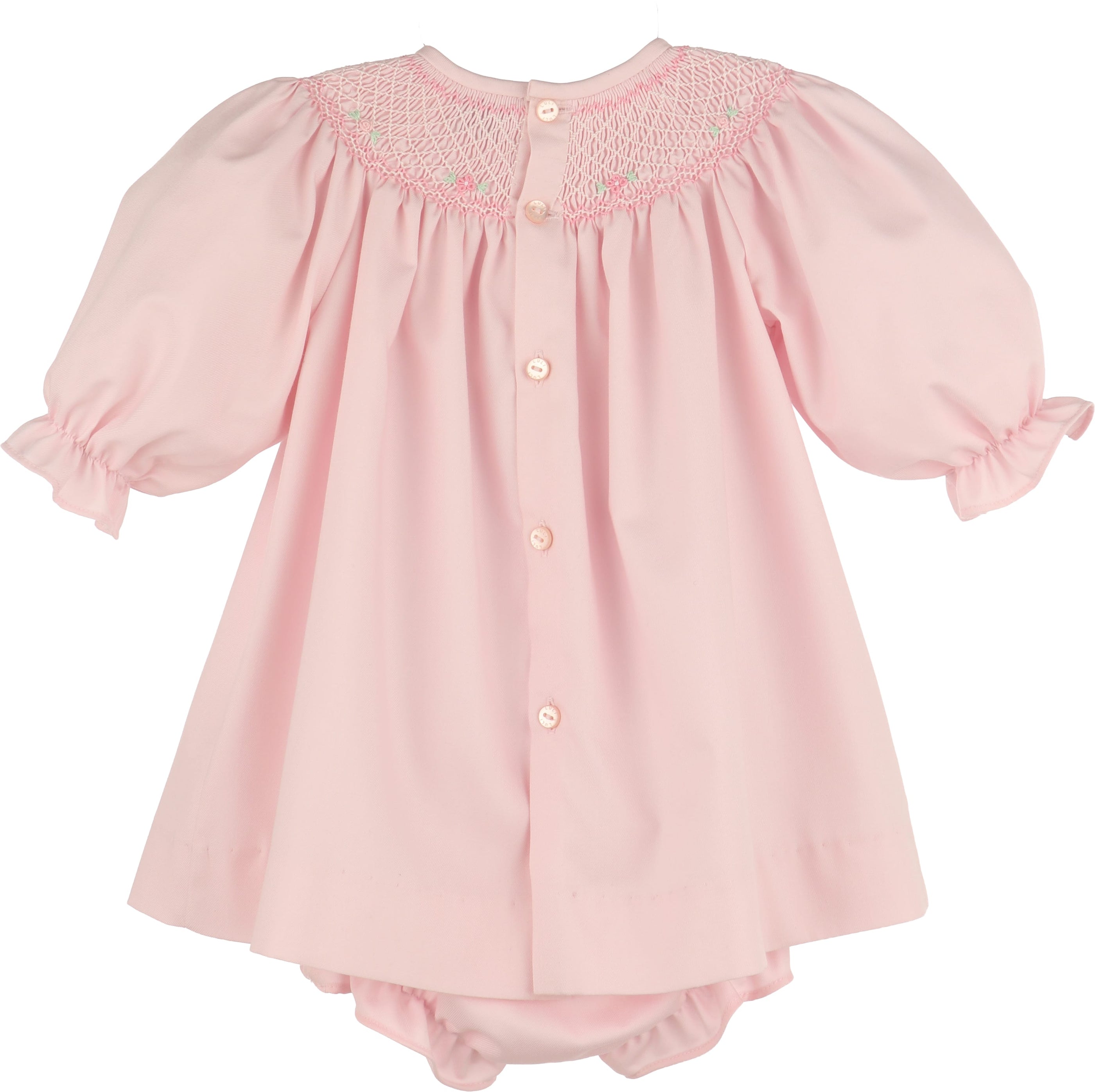Pink Classic Smock Bishop Set