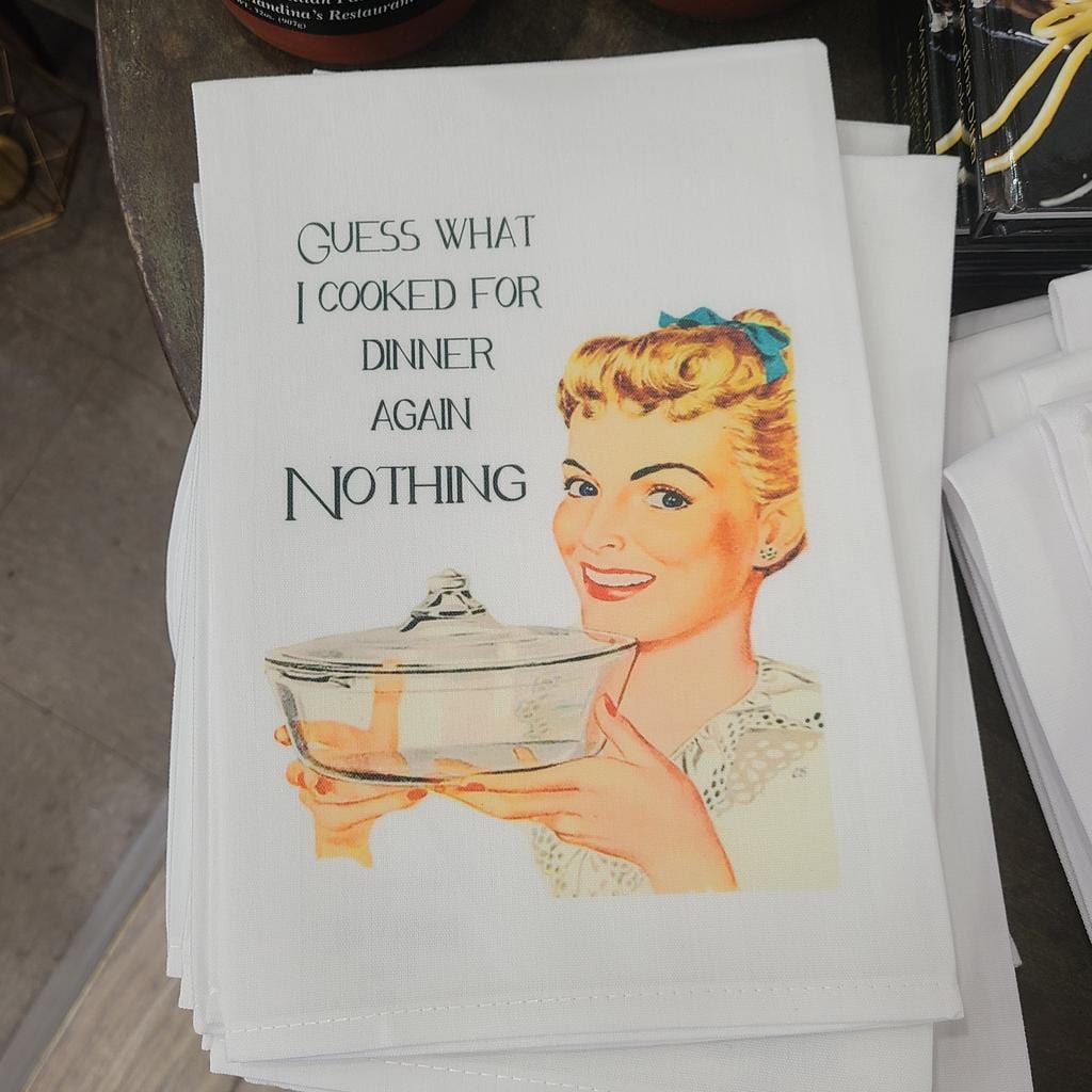 Sassy Talkin Sassy Talkin "Made for Dinner Again" Dish Towel - Little Miss Muffin Children & Home