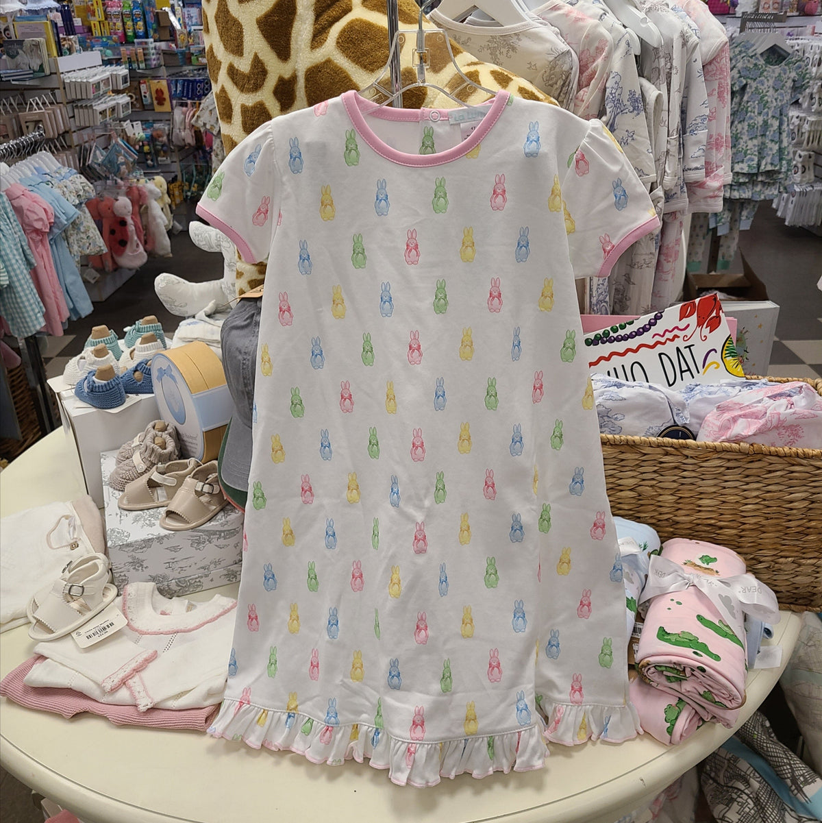 Lulu Bebe Lulu Bebe Bunny Pima Nightgown - Little Miss Muffin Children & Home