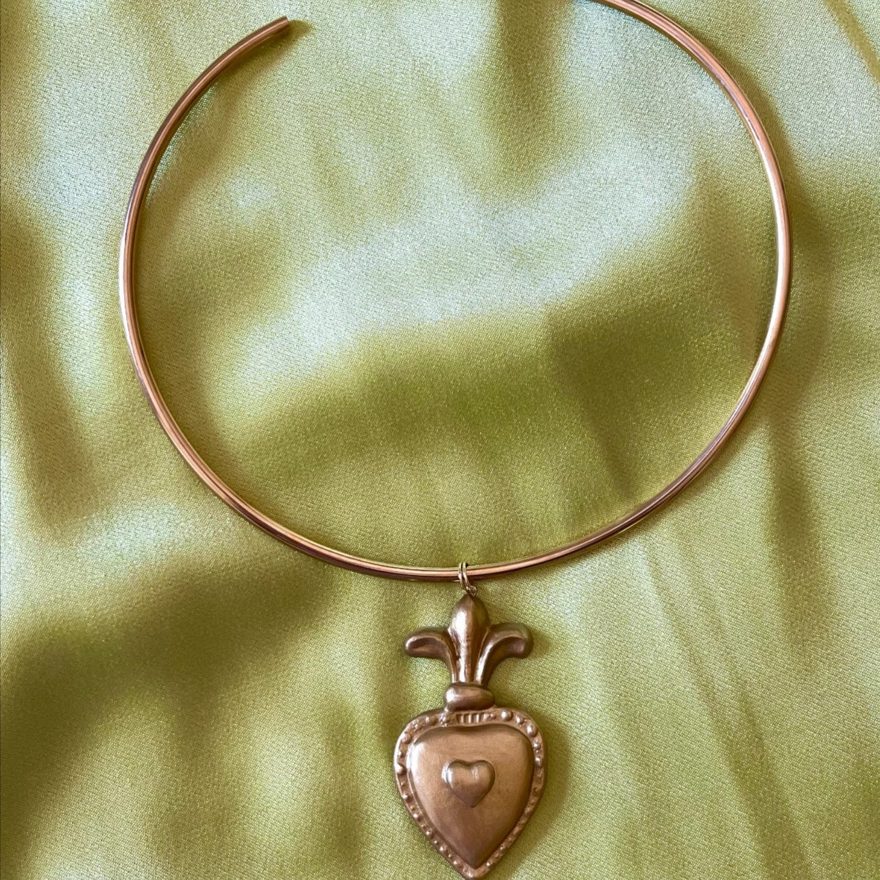 Carol Cassisa Carol Cassisa St Germaine Collar Necklace Sacred Heart - Little Miss Muffin Children & Home