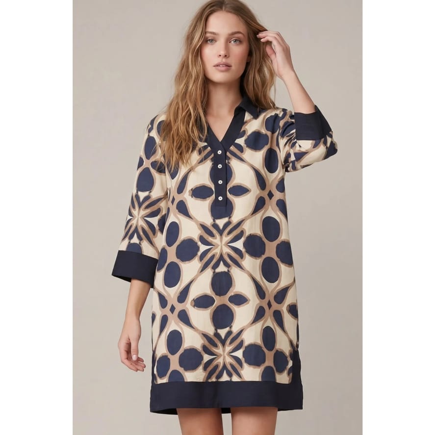 Printed Mini Dress