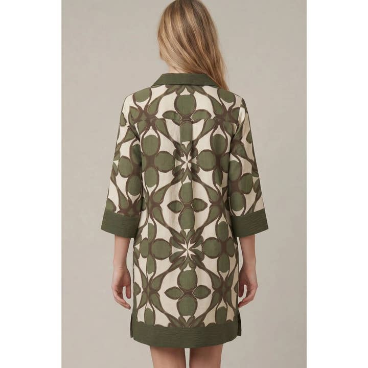 Printed Mini Dress