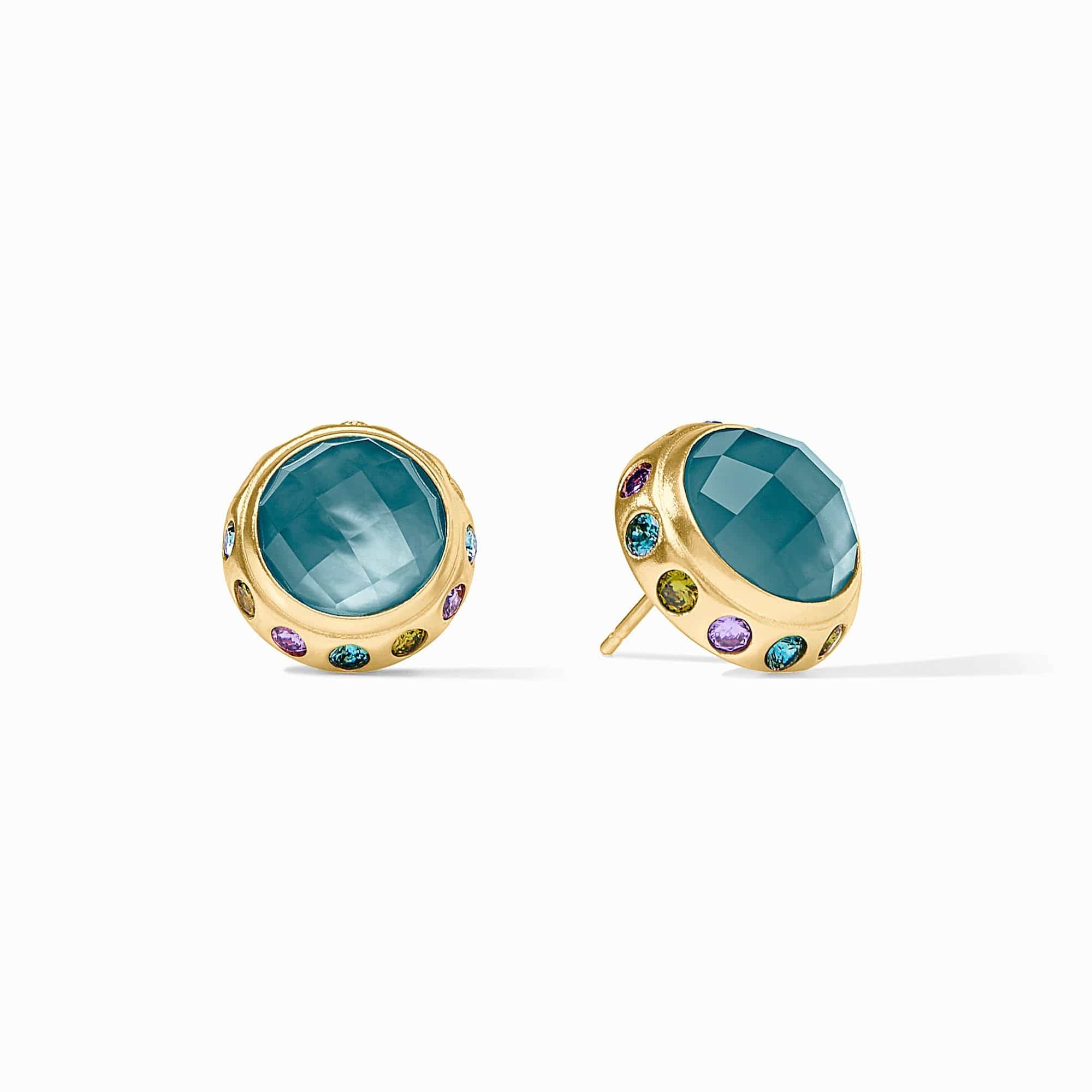 Rainbow Stud Iridescent Montana Blue