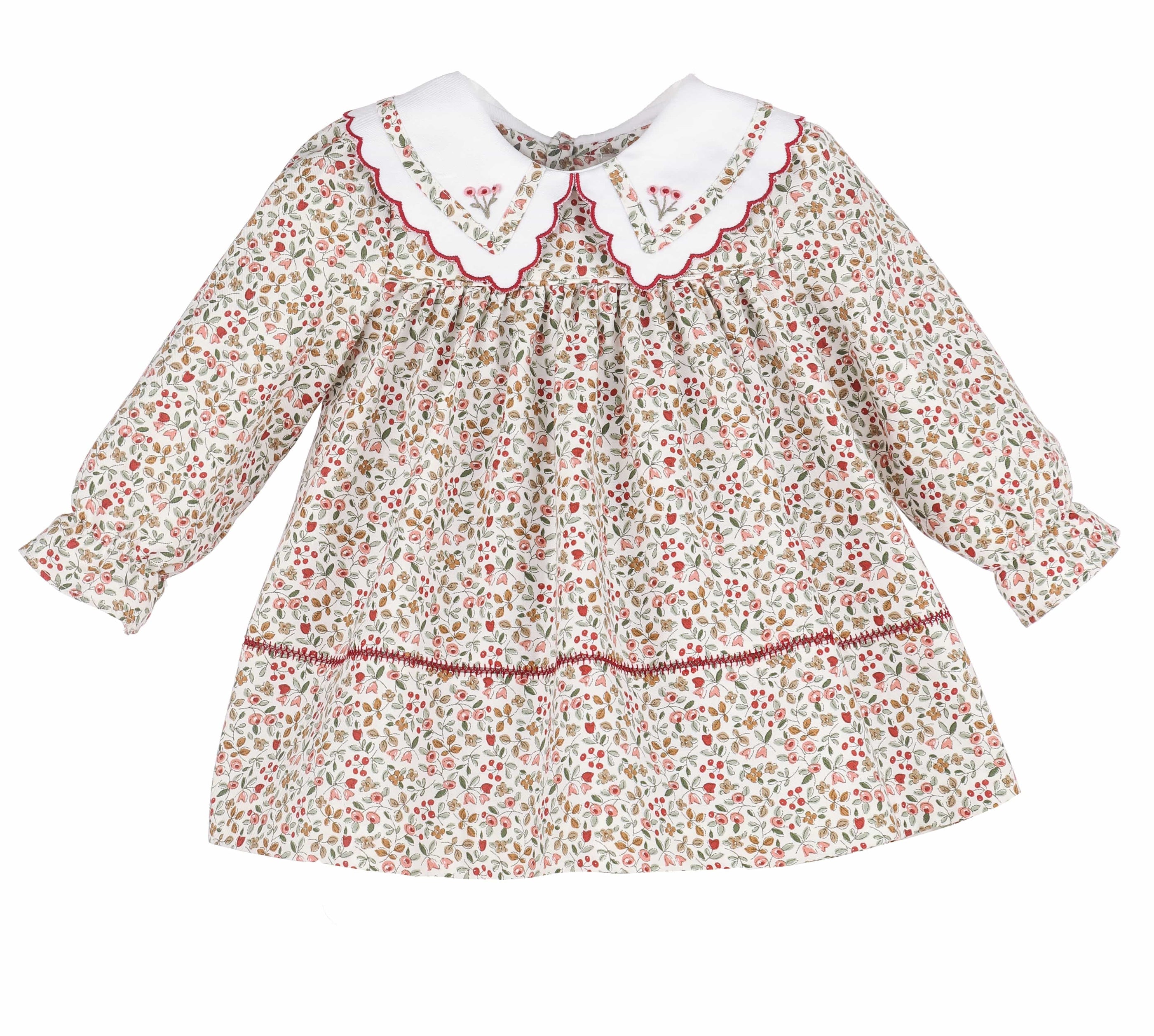 Red Claret Berries Miller Dress