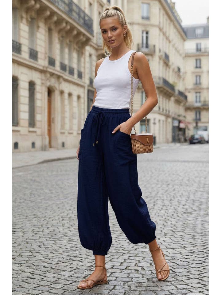 Relaxed Chic Harem Pants
