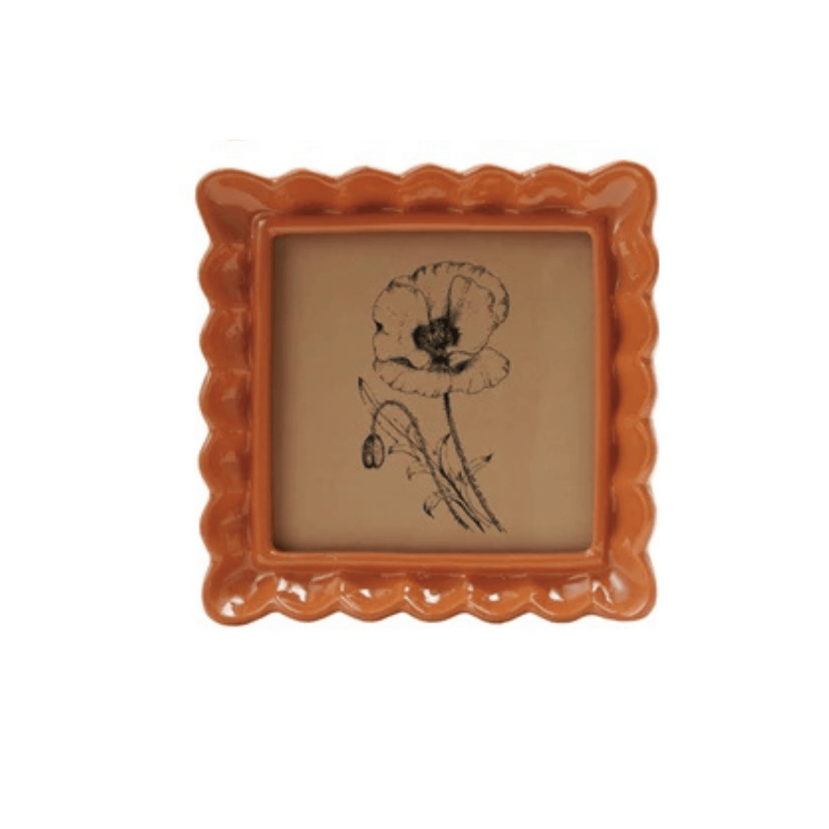 Resin Ruffled Photo Frame