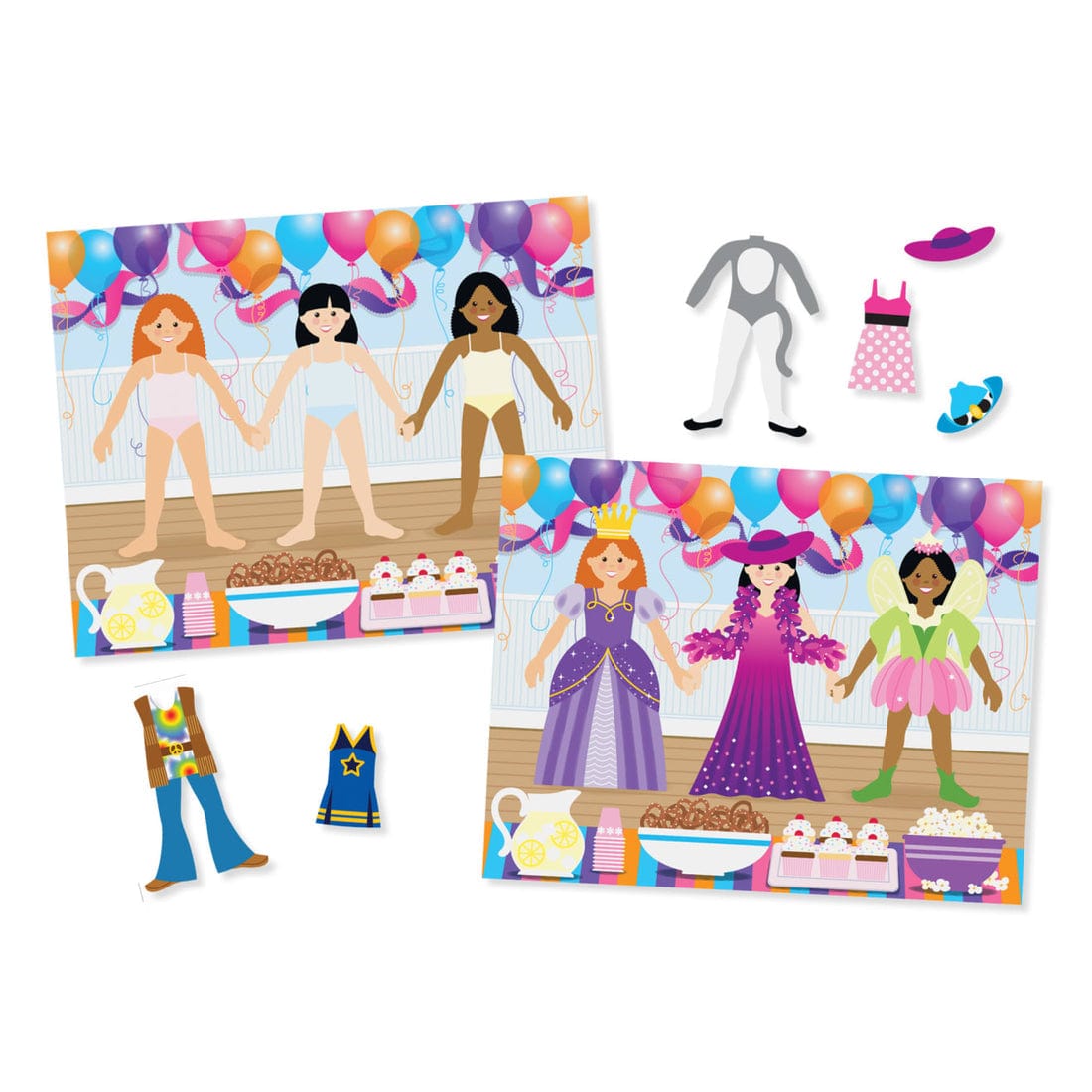 Melissa & Doug Melissa & Doug Dress-Up Reusable Sticker Pad - Little Miss Muffin Children & Home