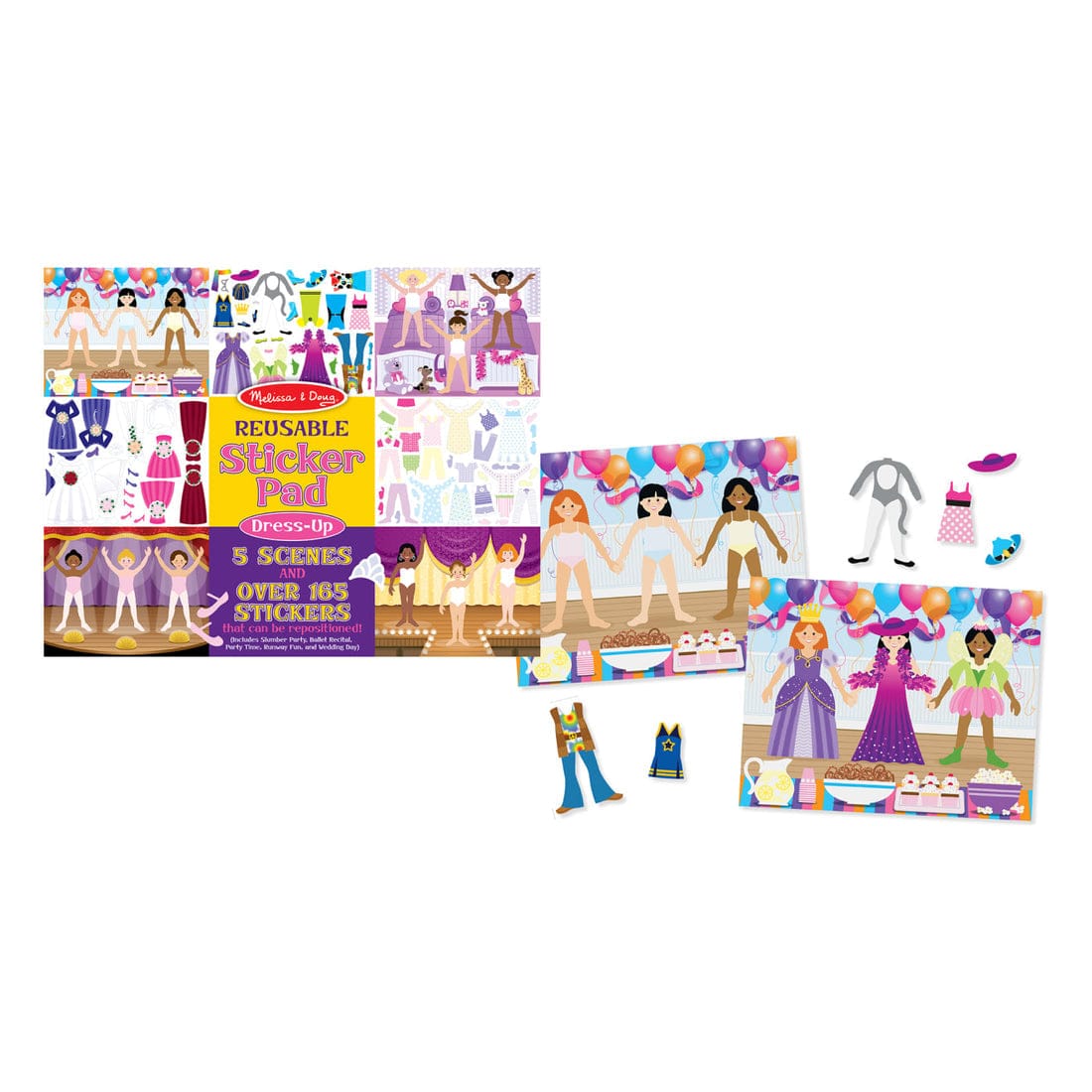 Melissa & Doug Melissa & Doug Dress-Up Reusable Sticker Pad - Little Miss Muffin Children & Home
