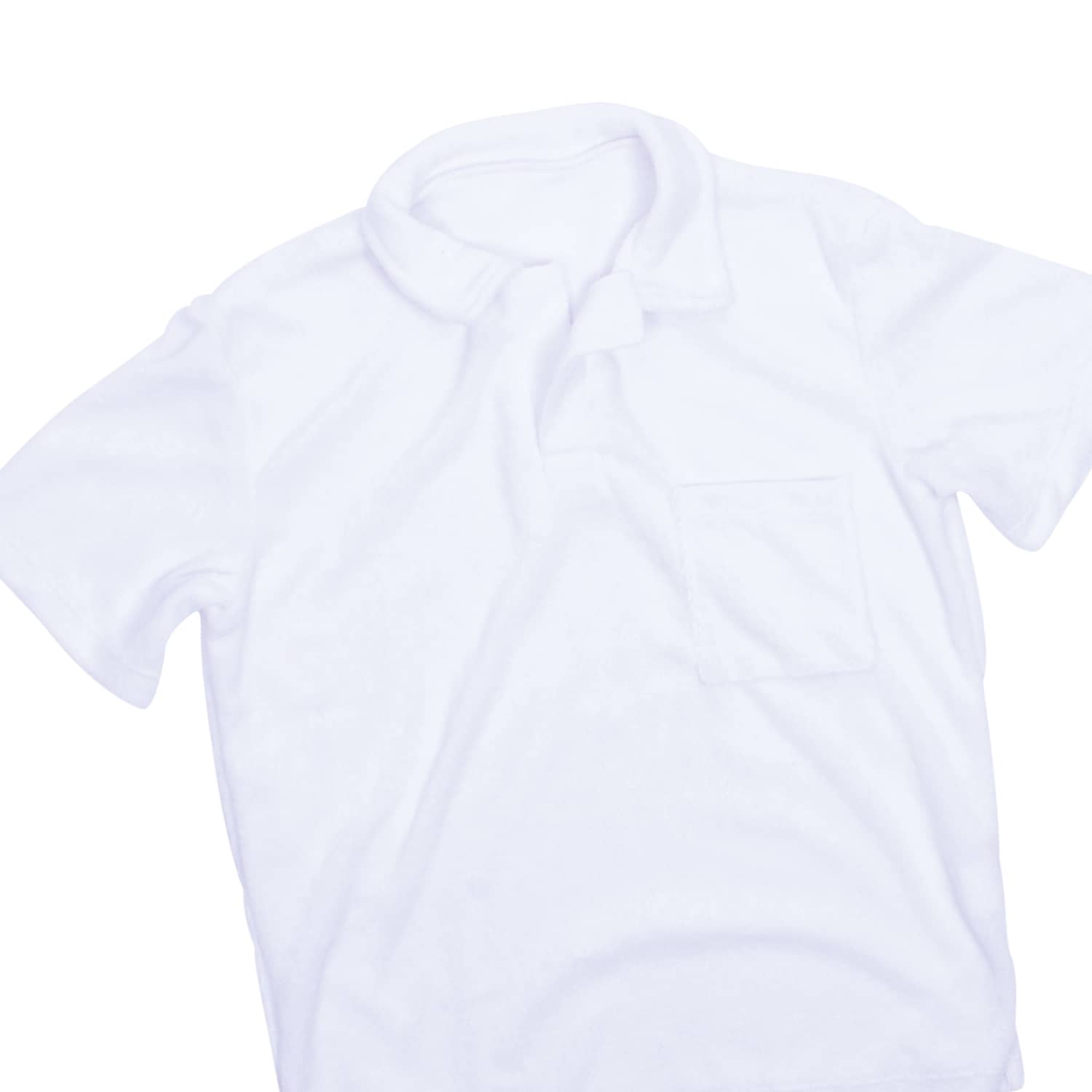 Shade Critters Shade Critters Boys Terry Polo - White - Little Miss Muffin Children & Home