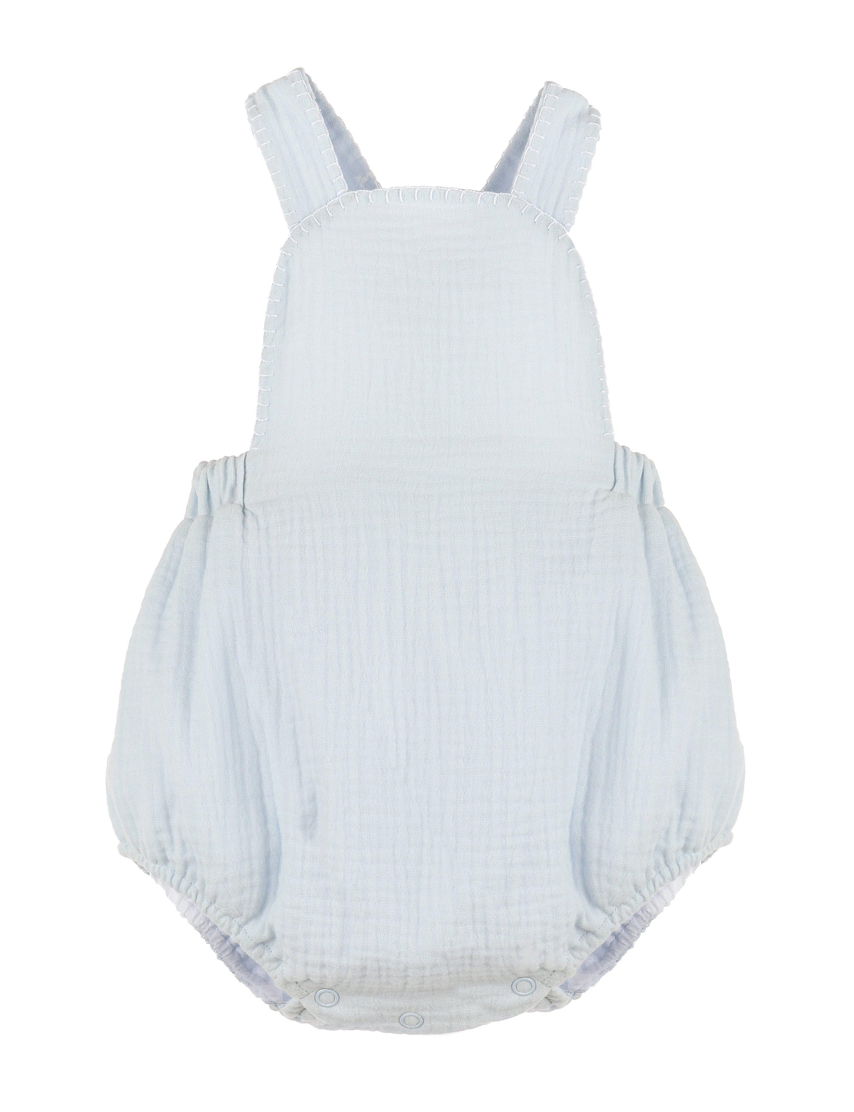 Casero & Associates Casero & Associates Cuddle Cotton Vintage Overall, Blue - Little Miss Muffin Children & Home