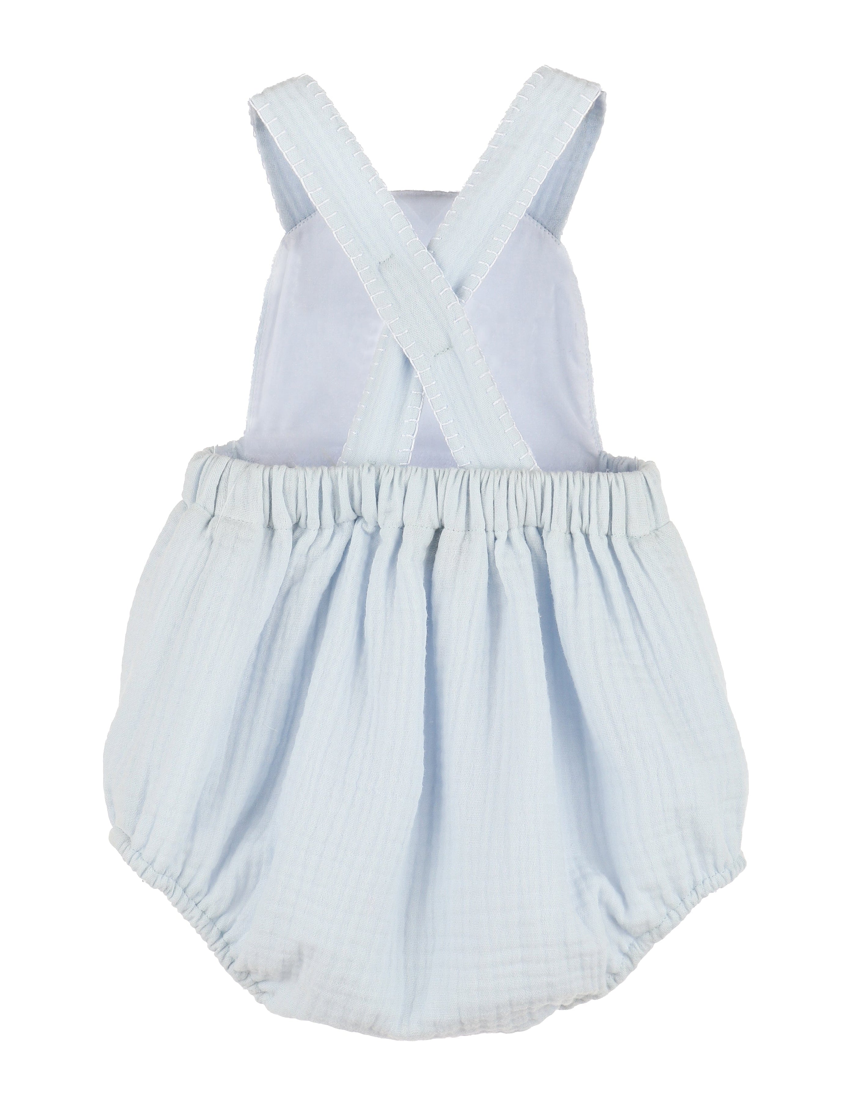 Casero & Associates Casero & Associates Cuddle Cotton Vintage Overall, Blue - Little Miss Muffin Children & Home