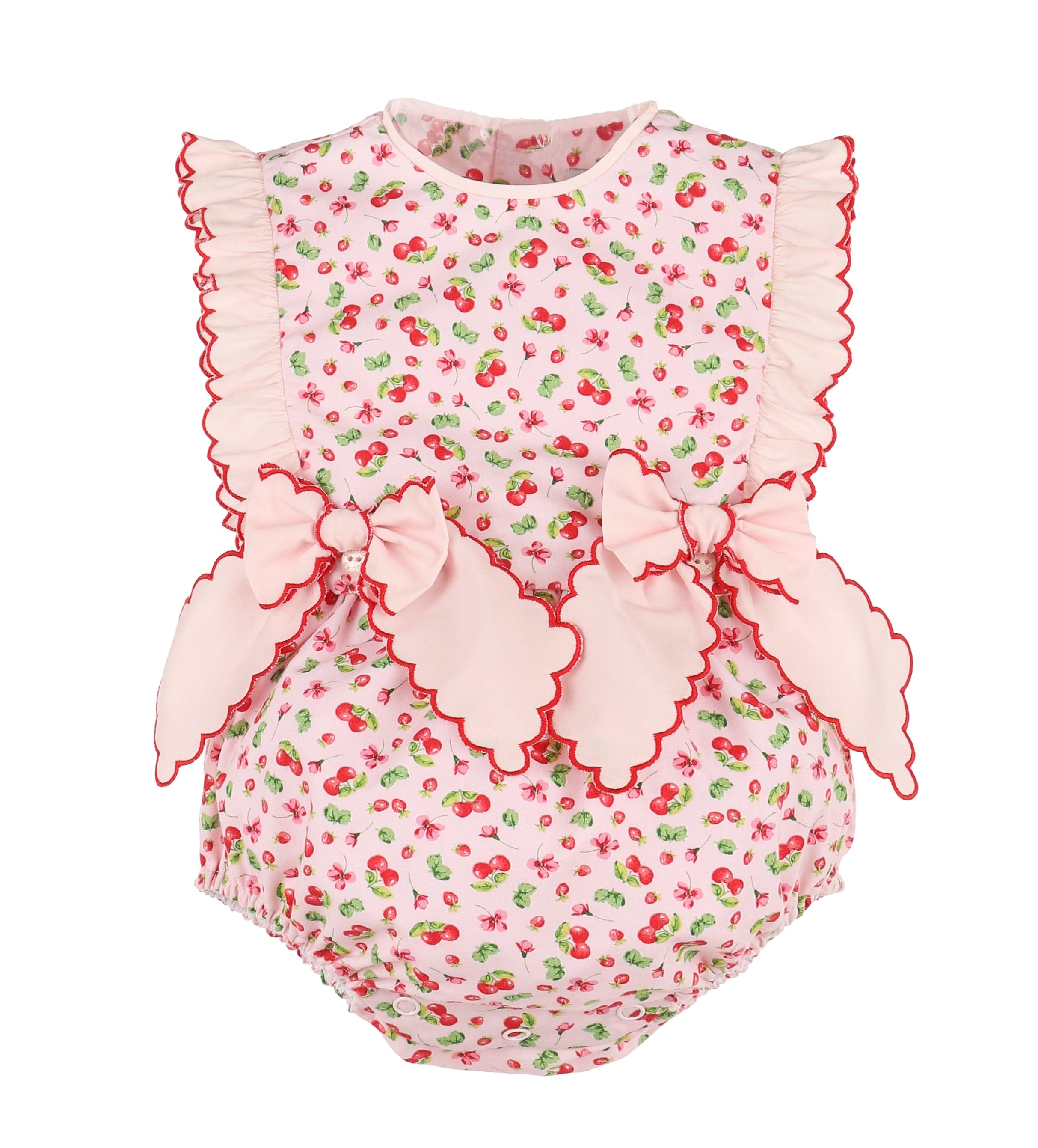 Casero & Associates Casero & Associates Summer Berries OG Girl Overall, Print - Little Miss Muffin Children & Home
