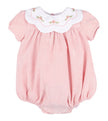 Casero & Associates Pumpkin Cord Scallop Bubble, Pink - Little Miss Muffin Children & Home