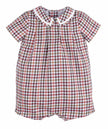 Cider Checks Print Boy Bubble