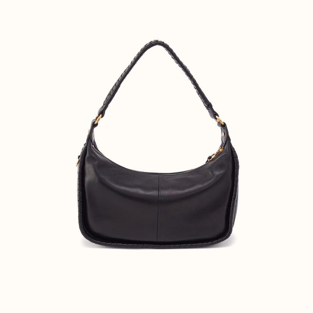 Hobo Large Mia Crescent Hobo Smooth Leather - Black - Little Miss Muffin Children & Home