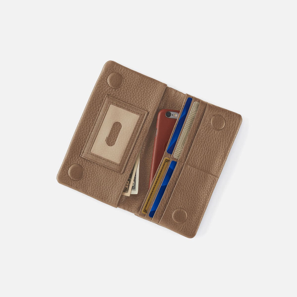 Hobo Lumen Continental Wallet in Pebbled Leather - Cedar Sagebrush - Little Miss Muffin Children & Home