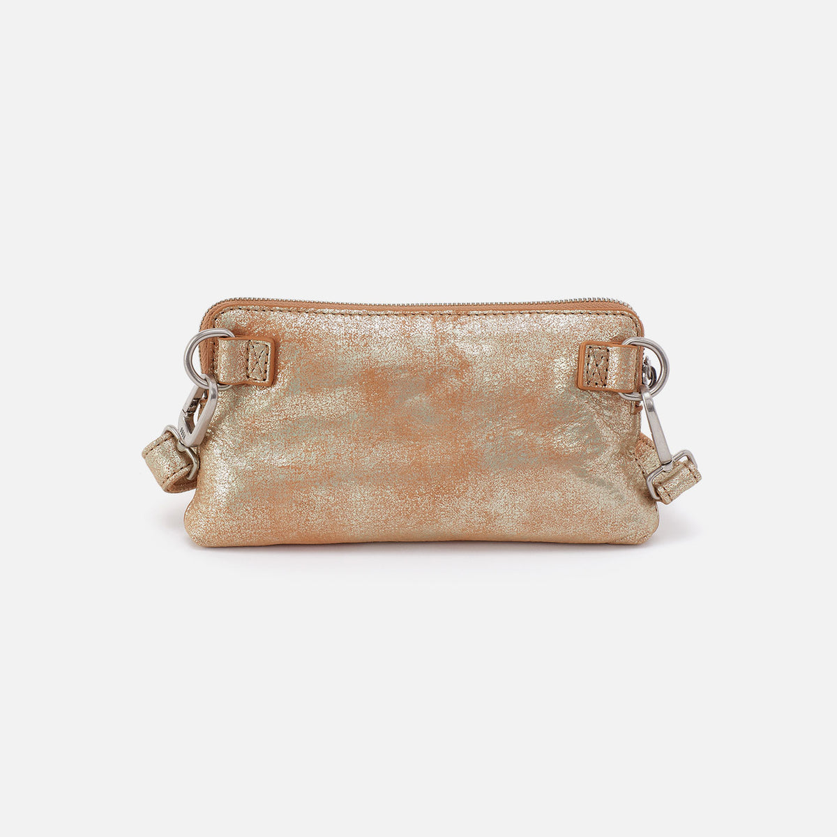 Hobo Fern Slim Belt Bag In Metallic Leather Saddle Stardust - Little Miss Muffin Children & Home