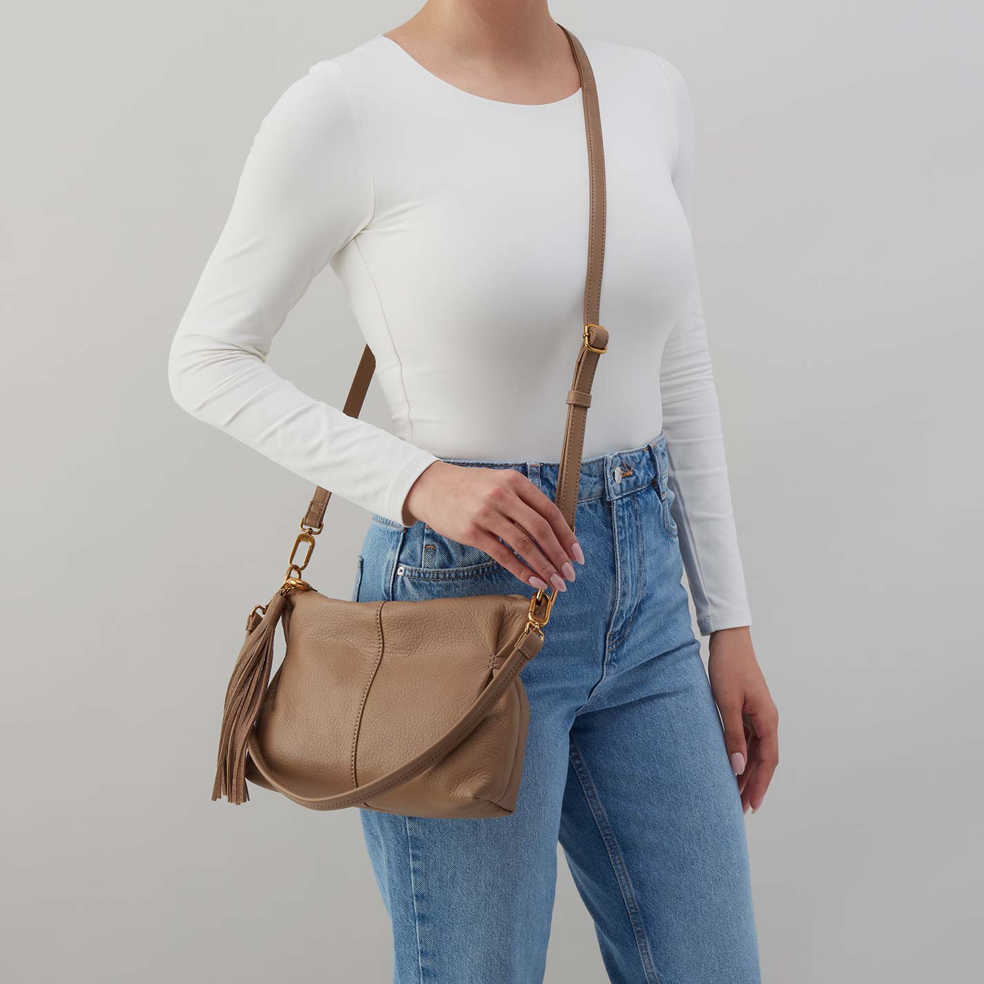 Hobo Kori Crossbody in Pebbled Leather, Cedar Sagebrush - Little Miss Muffin Children & Home