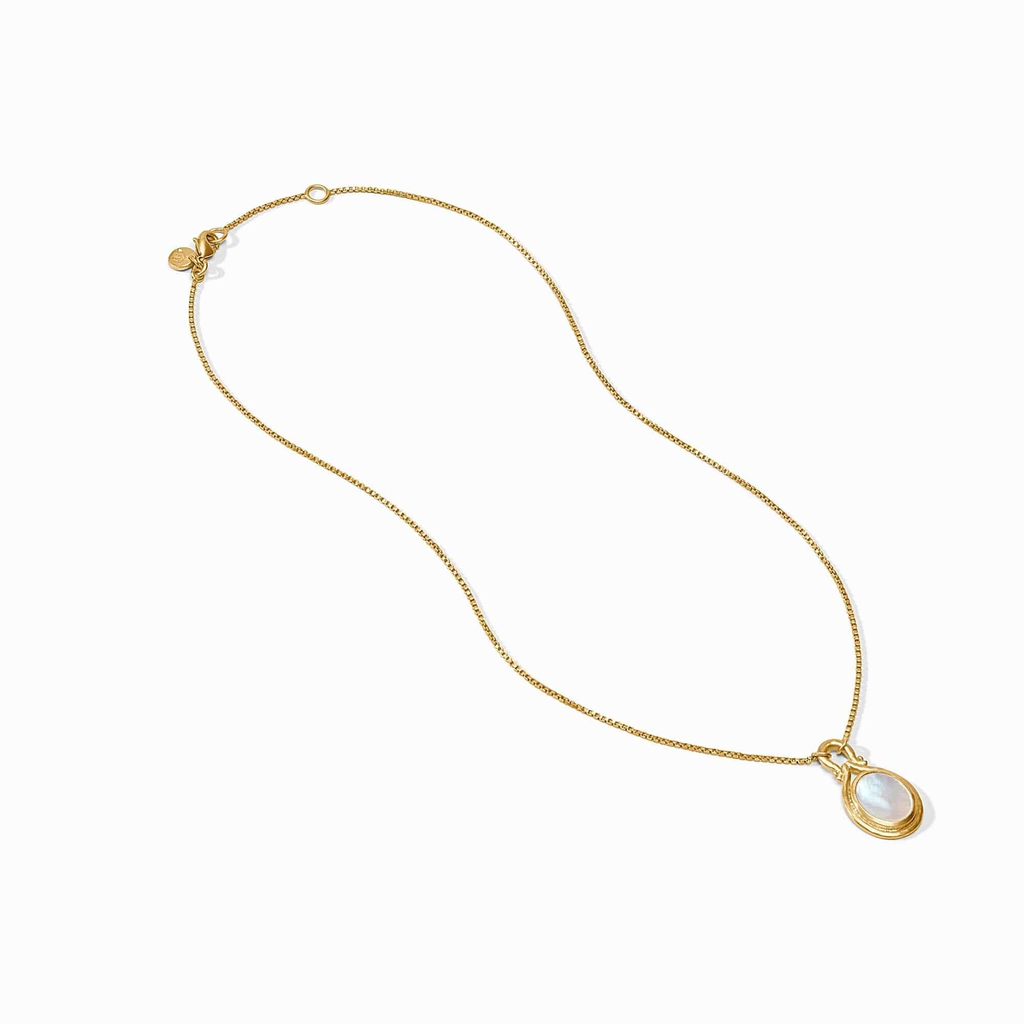 Julie Vos Julie Vos Saratoga Delicate Necklace with Mother of Pearl - Little Miss Muffin Children & Home