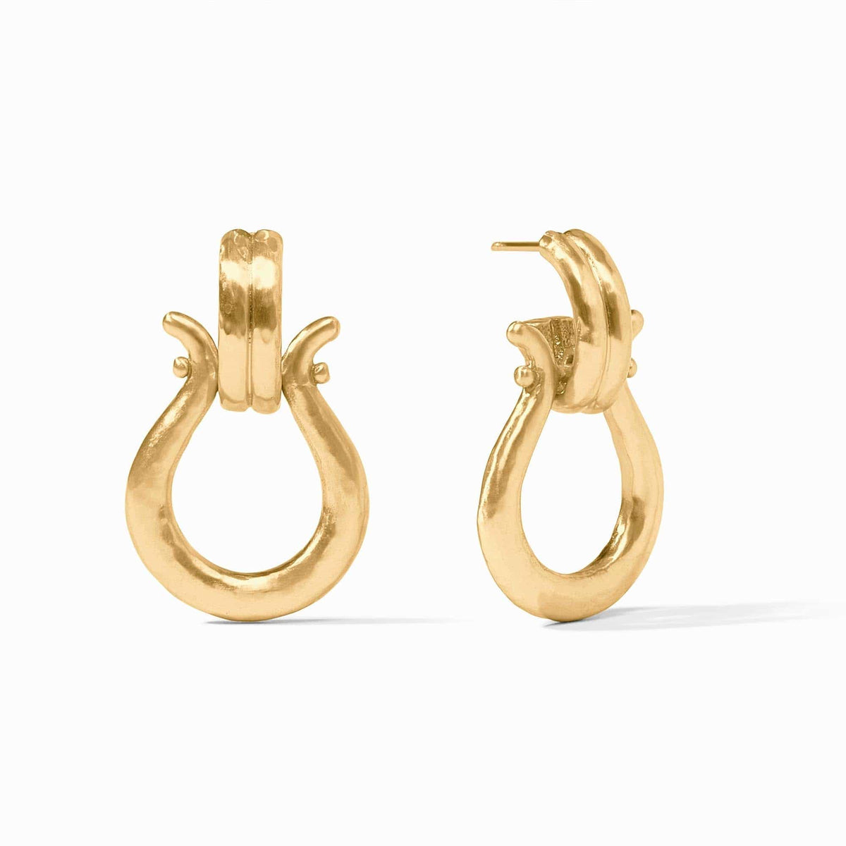 Julie Vos Julie Vos Saratoga Doorknocker Earring Gold - Little Miss Muffin Children & Home
