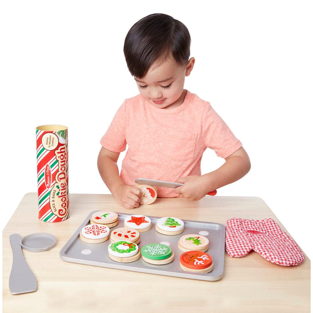 Melissa & Doug Melissa & Doug Slice & Bake Christmas Cookie Play Set - Little Miss Muffin Children & Home
