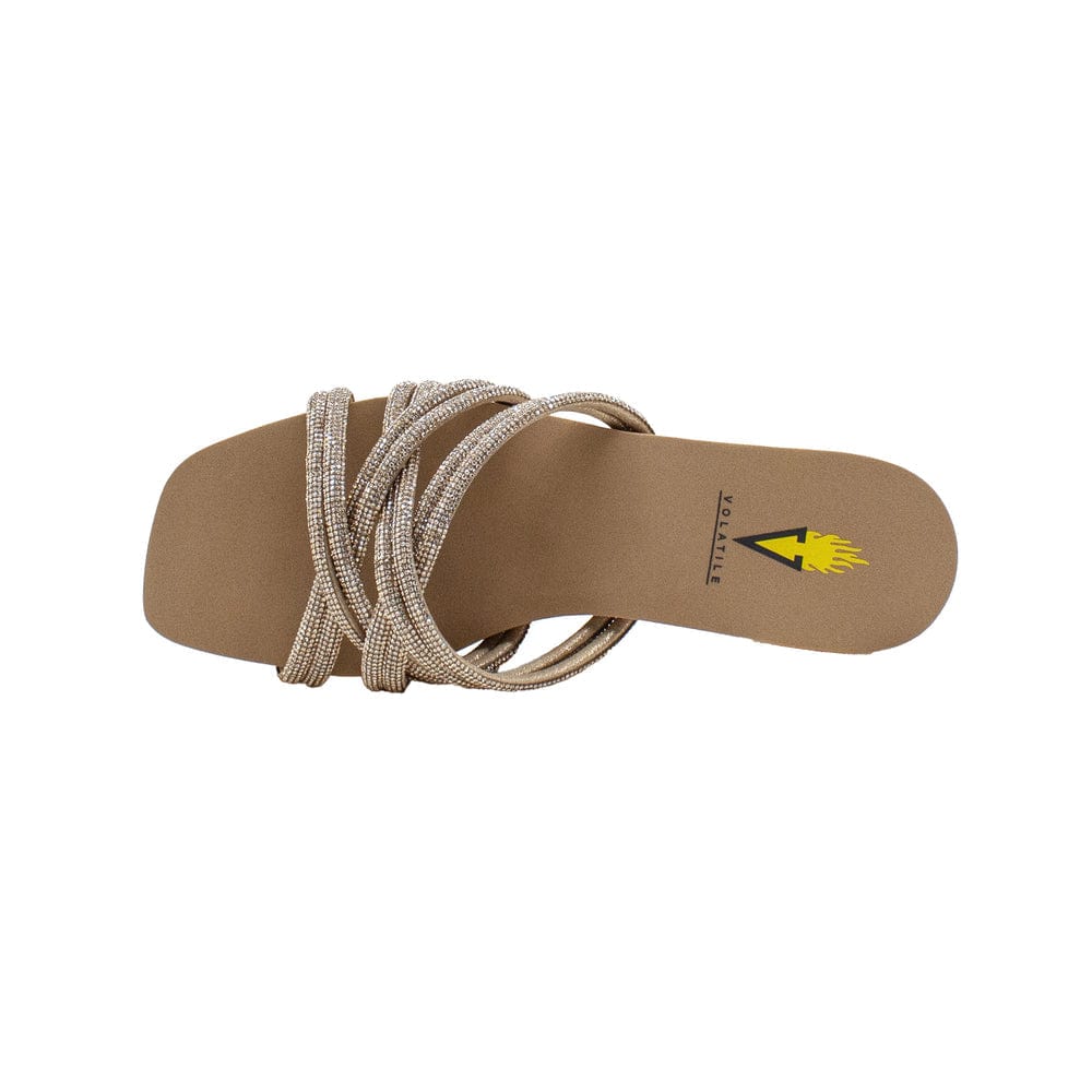 Volatile Volatile Solaris Rhinestone Strap Slide Wedge Sandal - Little Miss Muffin Children & Home