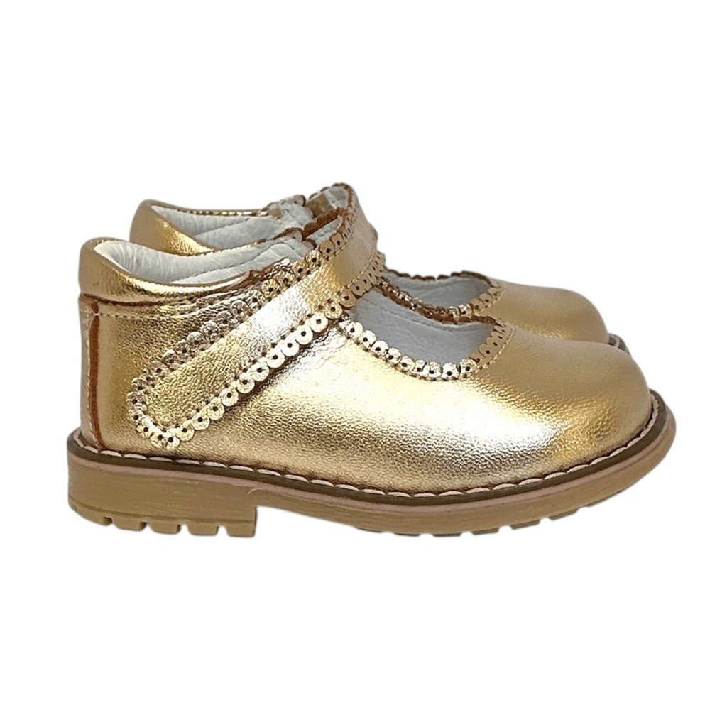 gold mary jane sandals