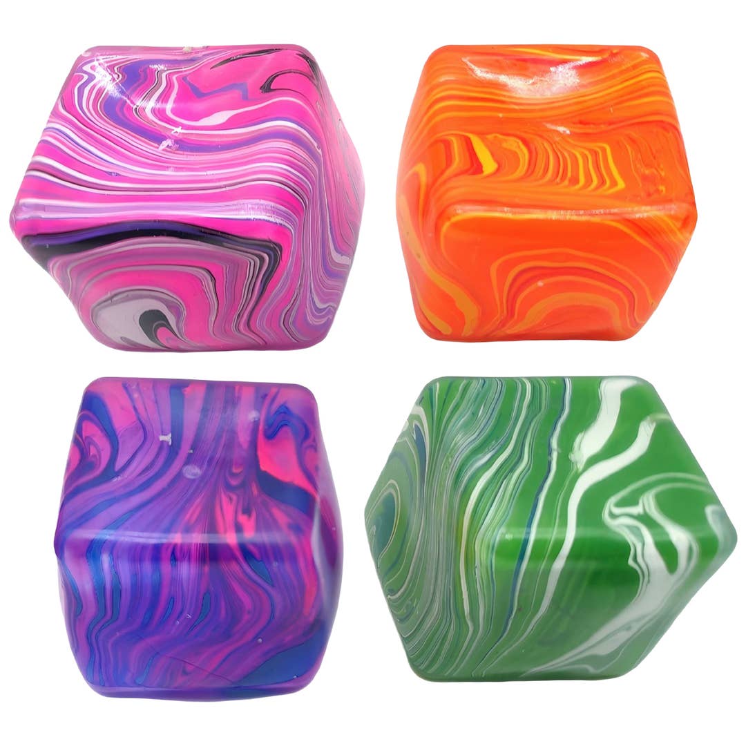 Squish Marble Cube Sensory Toy