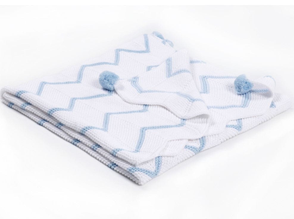 Zsa Zsa and LoLLi Zsa Zsa & LoLLi Baby Quilt Blanket Chevron Stroller Quilt - Little Miss Muffin Children & Home