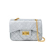 Zomi Gems Zomi Gems Classic Quilted Sparkle Mini Purse in Silver - Little Miss Muffin Children & Home
