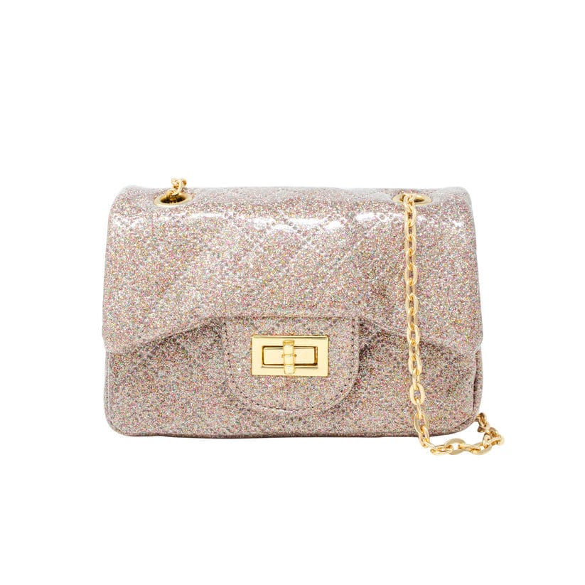 Zomi Gems Zomi Gems Classic Quilted Sparkle Mini Purse in Rainbow - Little Miss Muffin Children & Home