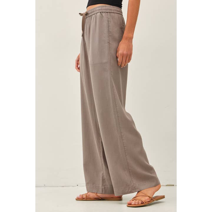 Tencel Wide Leg Pants