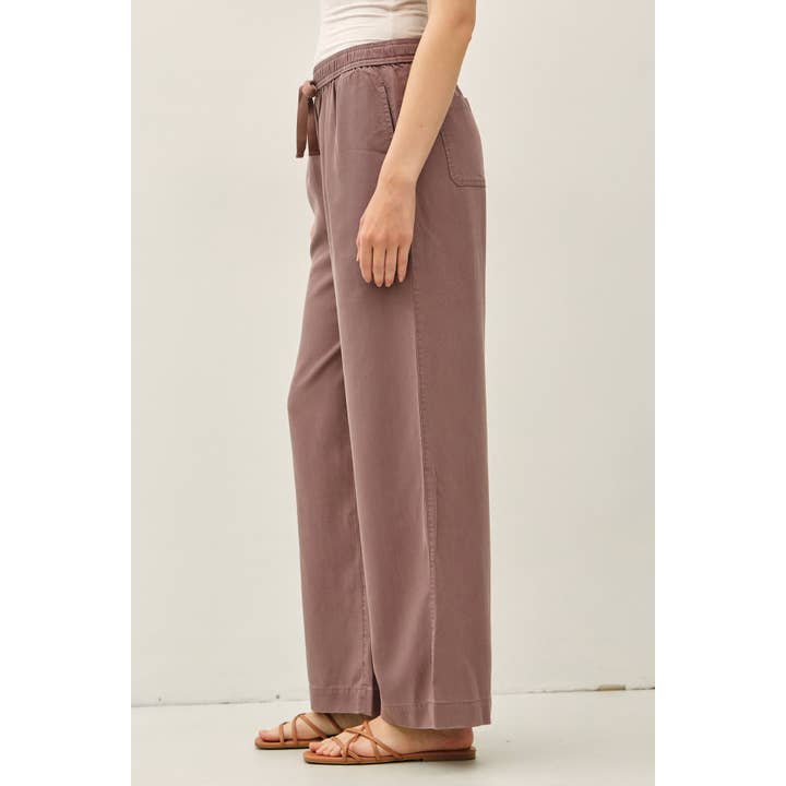 Tencel Wide Leg Pants