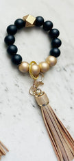 Lanyard Lovebirds Lanyard Lovebirds O Wristband Keychain Gold Tassel - Little Miss Muffin Children & Home