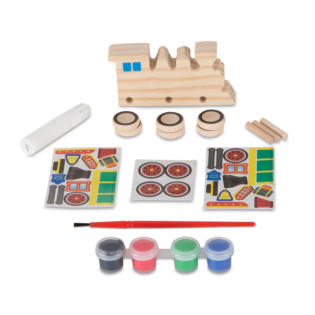 Melissa & Doug Melissa & Doug Created by Me! Wooden Train Craft Kit - Little Miss Muffin Children & Home