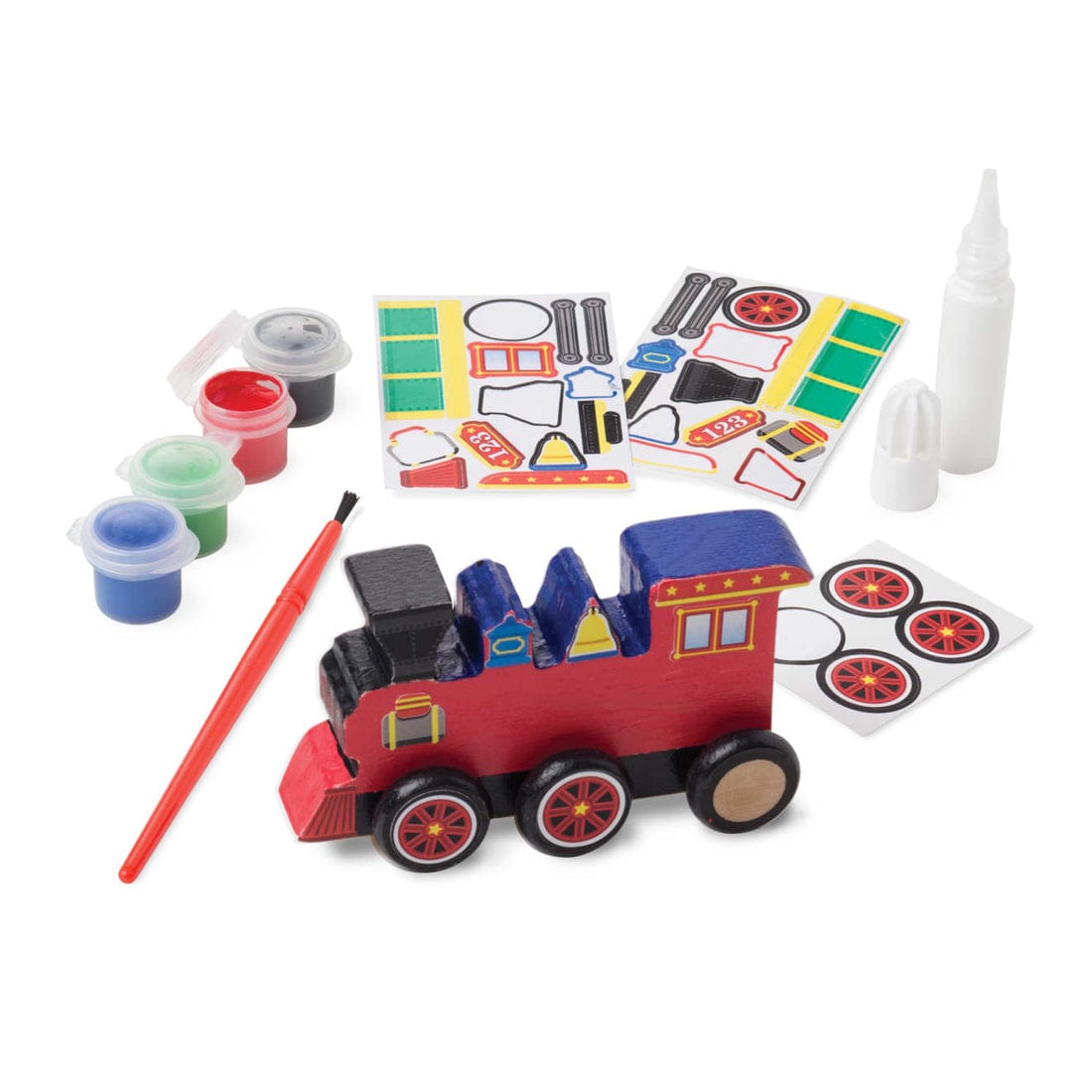 Melissa & Doug Melissa & Doug Created by Me! Wooden Train Craft Kit - Little Miss Muffin Children & Home