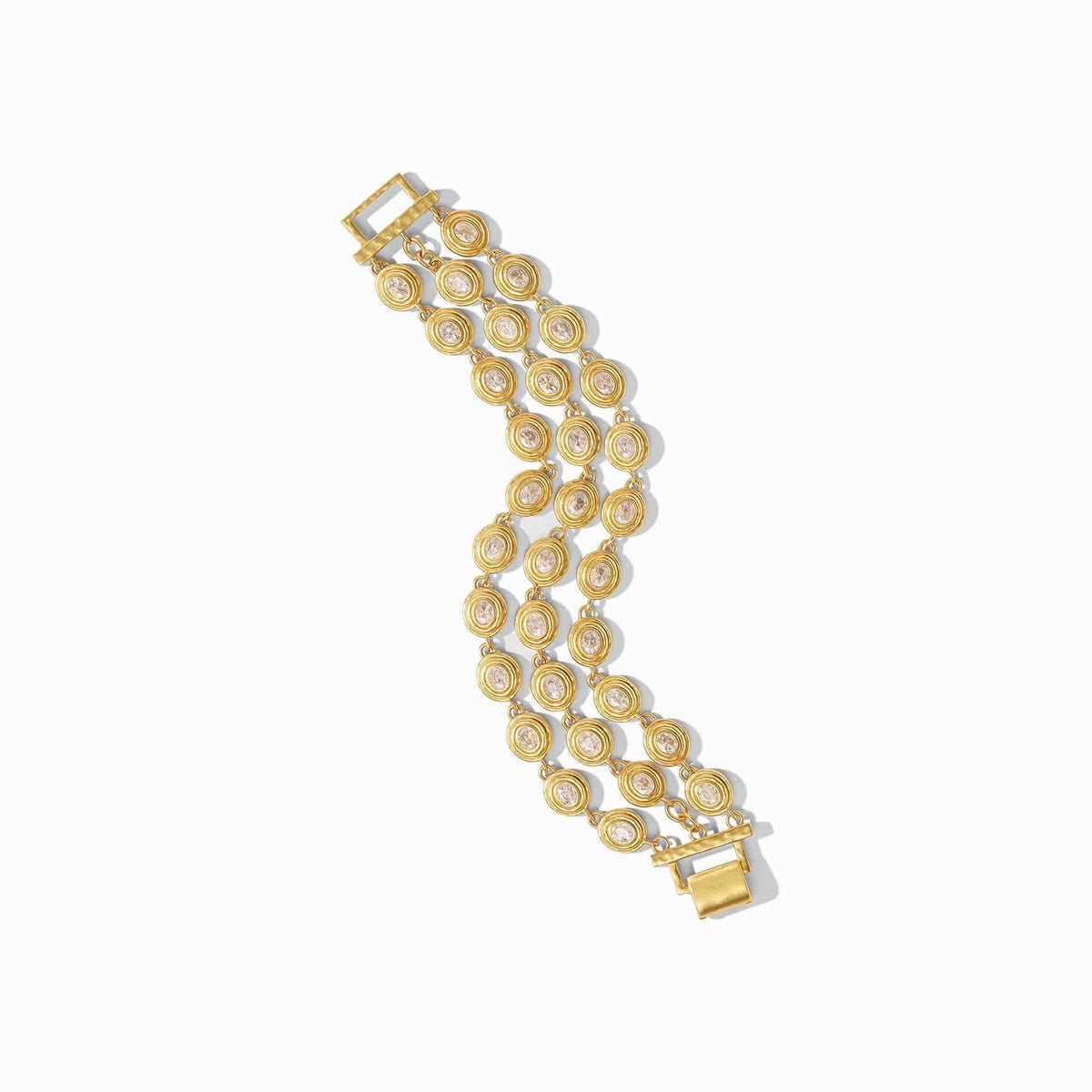 Julie Vos Julie Vos Tudor Triple Row Tennis Bracelet with Cubic Zirconia Stones - Little Miss Muffin Children & Home