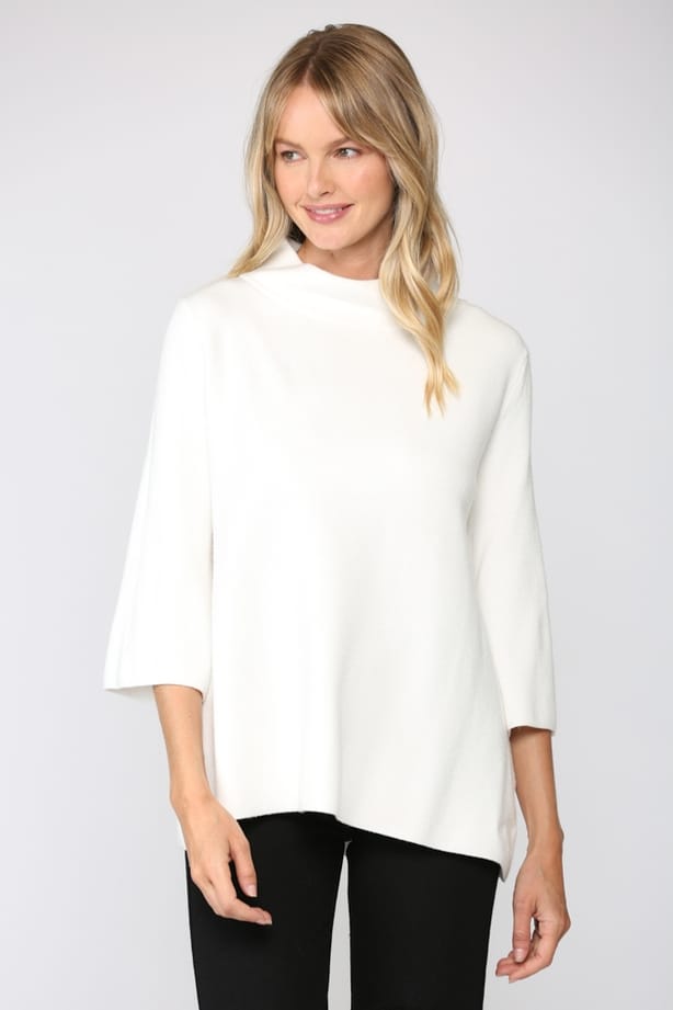 Fate by LFD Mock Neck Pull Over Bell Sleeve Sweater, 4 Colors Available - Little Miss Muffin Children & Home