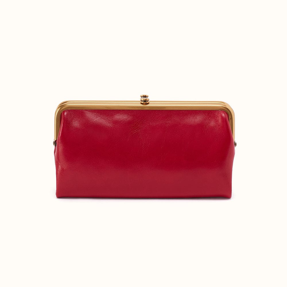 Hobo Lauren Clutch-Wallet Polished Leather - True Red - Little Miss Muffin Children & Home