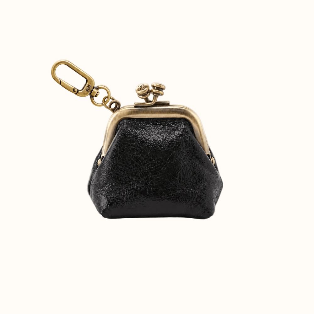Hobo Run Frame Pouch Polished Leather - Black - Little Miss Muffin Children & Home
