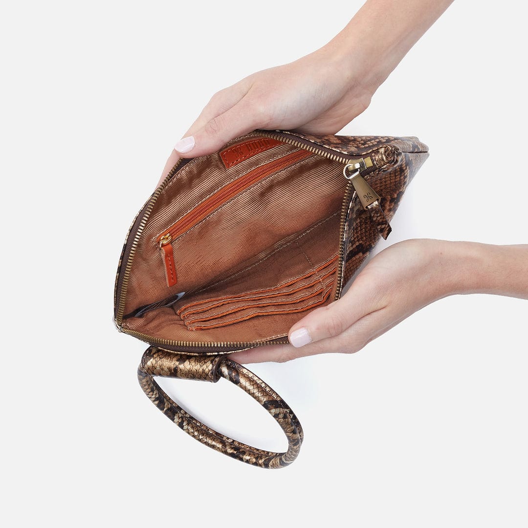 Hobo Hobo Sable Wristlet In Polished Leather - Little Miss Muffin Children & Home