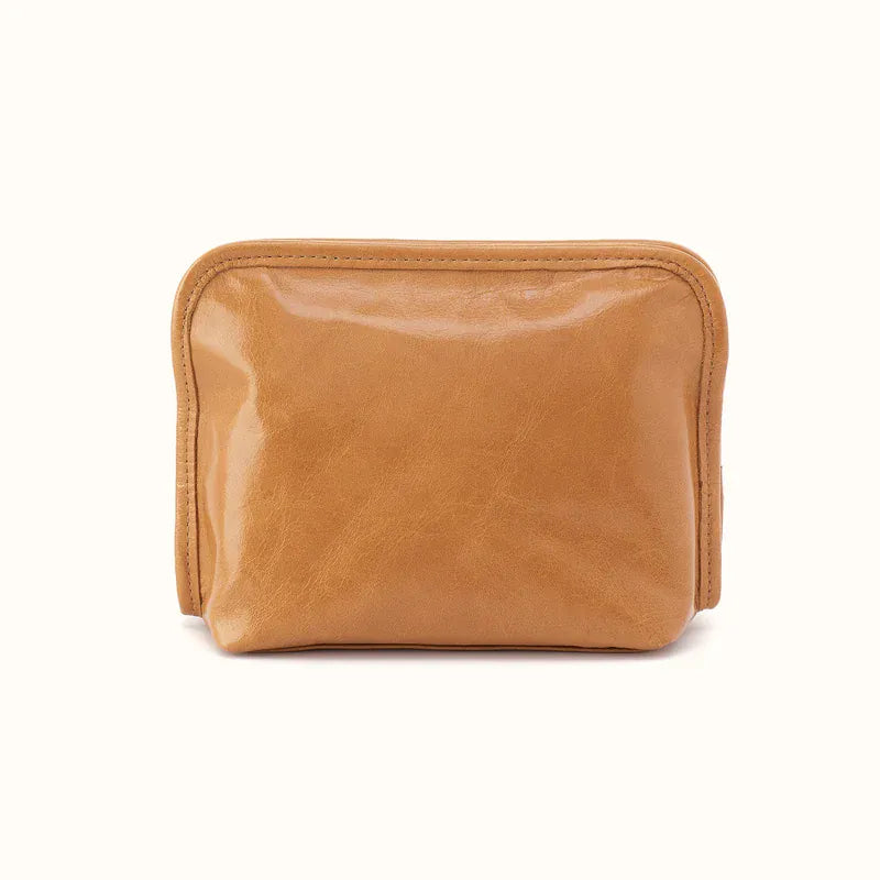 Hobo Hobo Beauty Cosmetic Pouch in Polished Leather - Natural - Little Miss Muffin Children & Home
