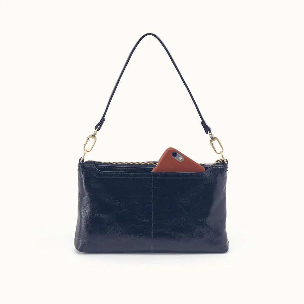 Hobo Hobo Darcy Shoulder Bag in Polished Leather - Ink Navy - Little Miss Muffin Children & Home