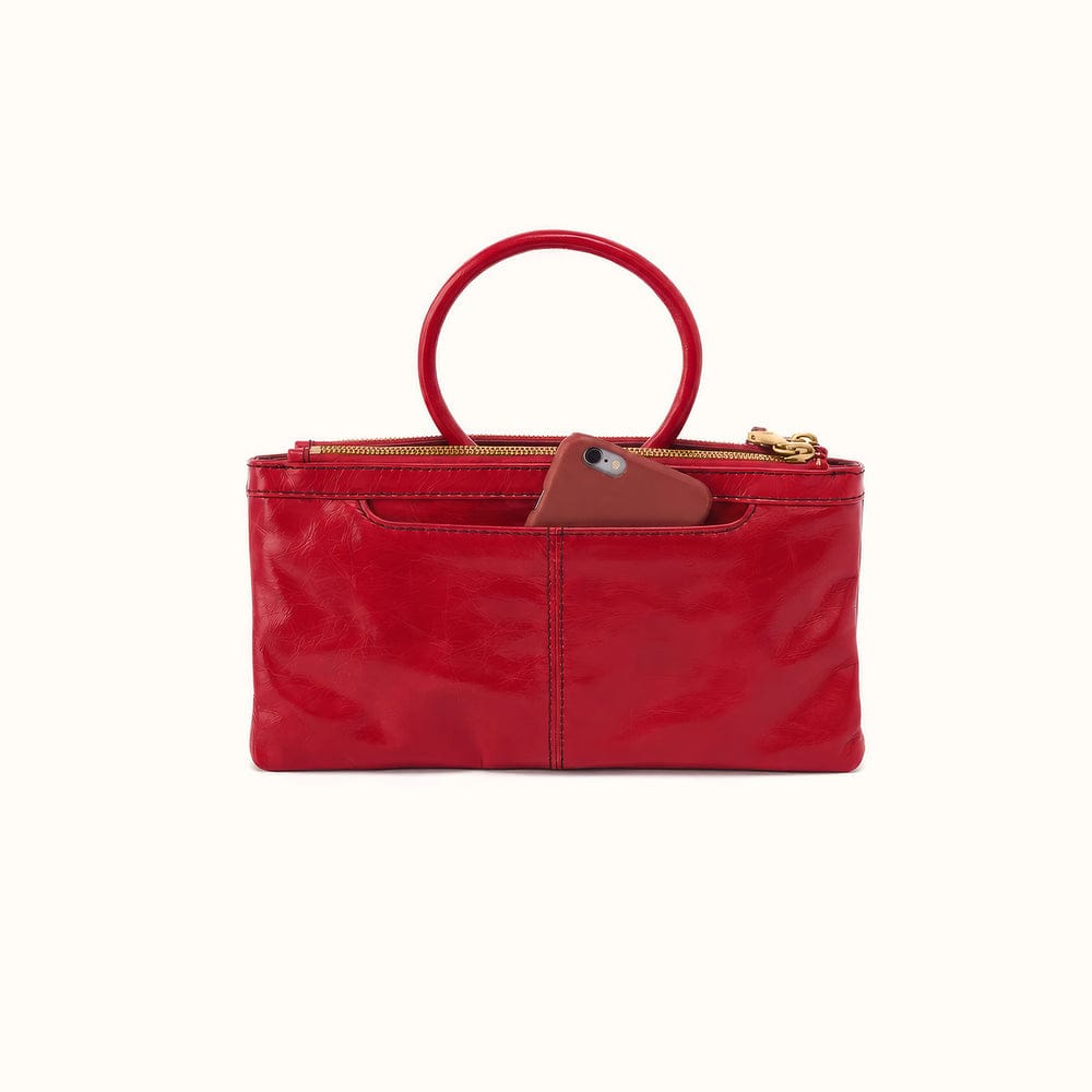 Hobo Sable Crossbody Polished Leather - True Red - Little Miss Muffin Children & Home