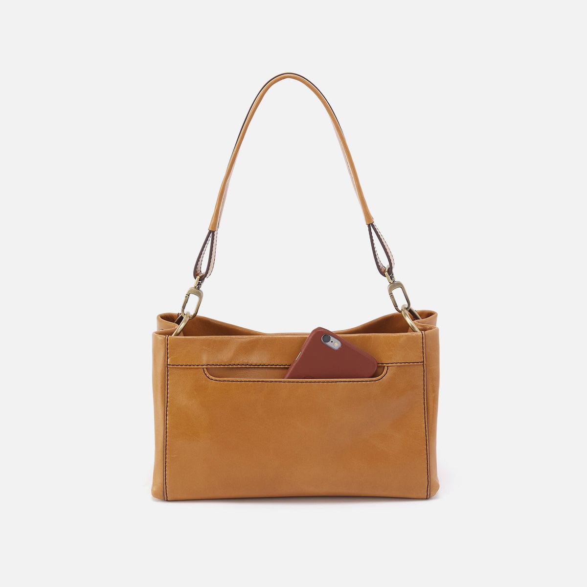 Hobo Seneca Shoulder Crossbody In Polished Leather Natural - Little Miss Muffin Children & Home