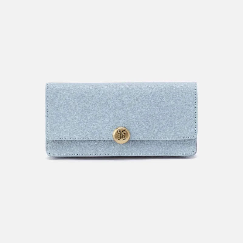 Hutton Large Wallet In Micrograin Leather