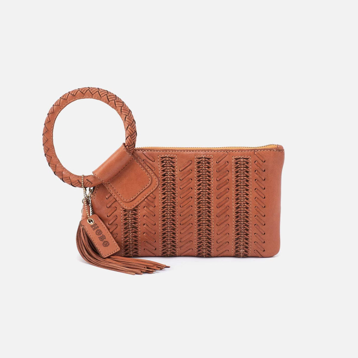 Hobo Sable Wristlet Washed Leather - Harvest Wheat - Little Miss Muffin Children & Home