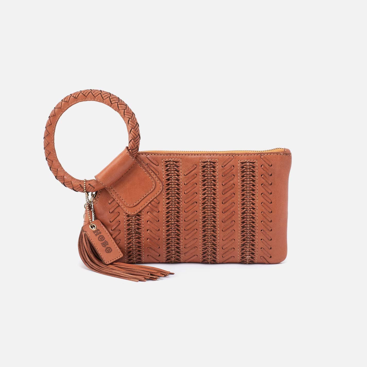 Hobo Sable Wristlet Washed Leather - Harvest Wheat - Little Miss Muffin Children & Home